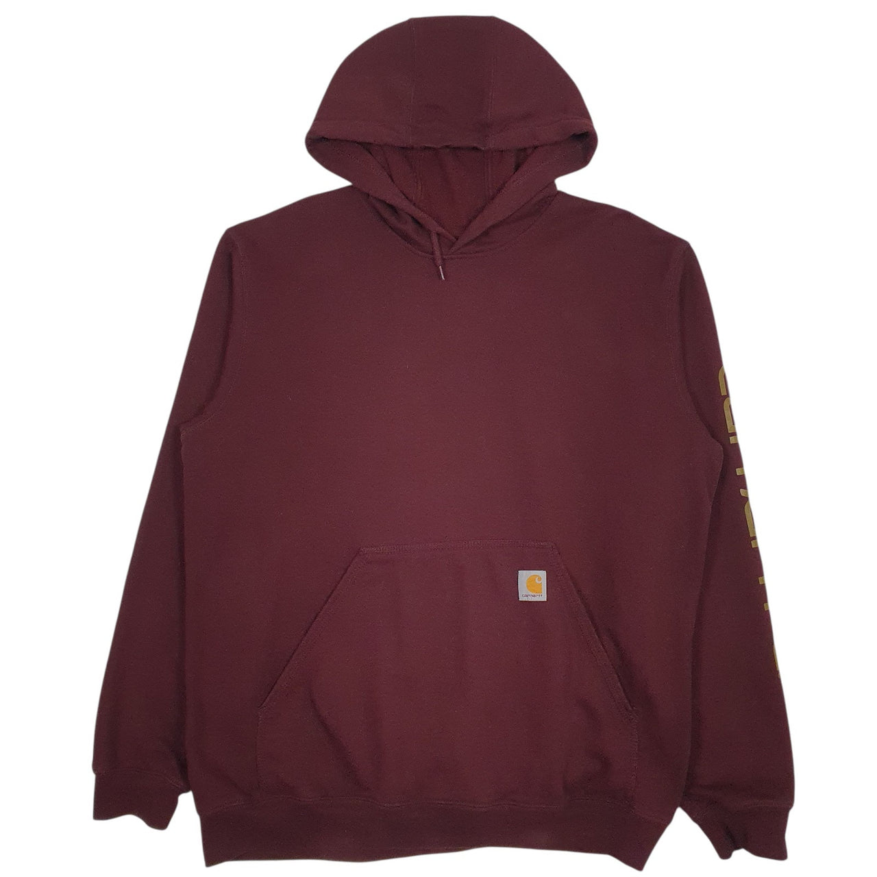 Mens Burgundy Carhartt  Hoodie Jumper