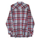 Womens Red The A42 Western Plaid  Shirt