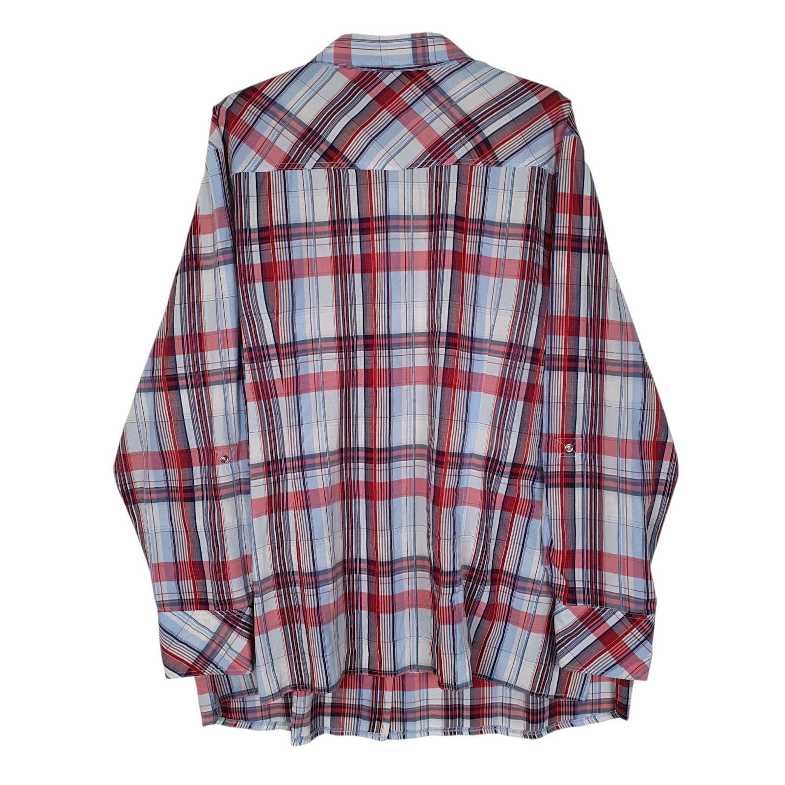 Womens Red The A42 Western Plaid  Shirt