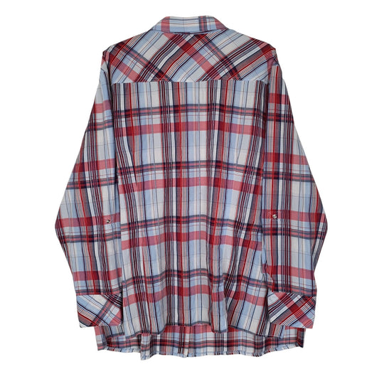 Womens Red The A42 Western Plaid  Shirt