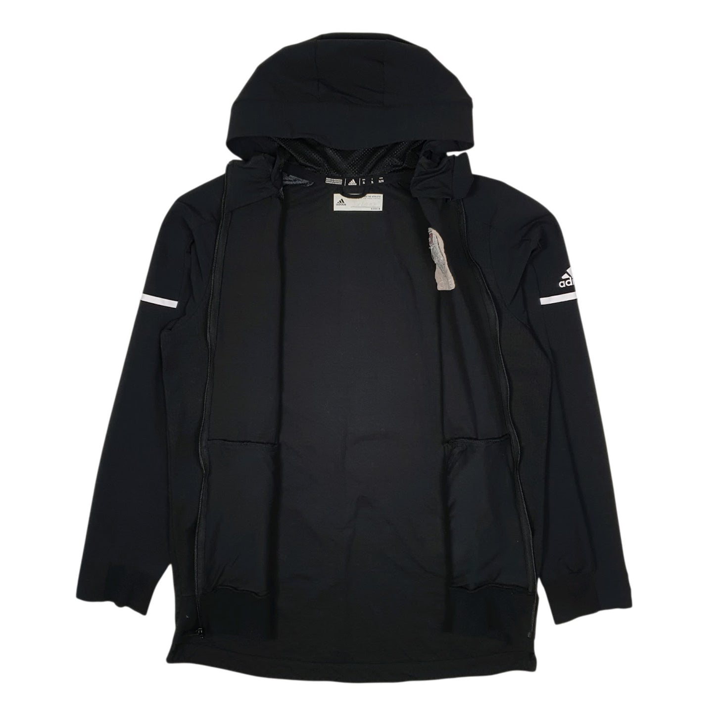 Mens Black Adidas Climalite WOU Band Crewneck Coat