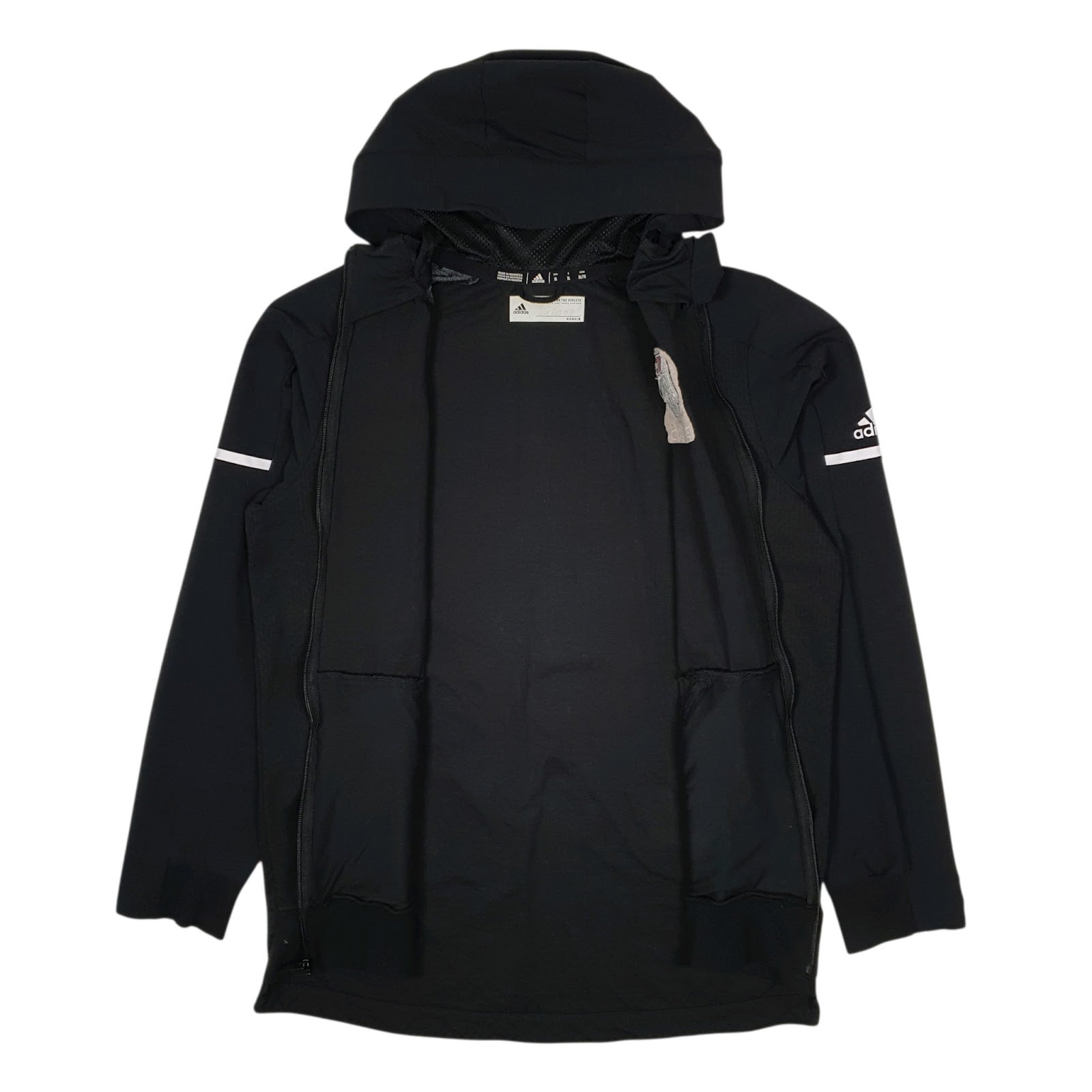 Mens Black Adidas Climalite WOU Band Crewneck Coat