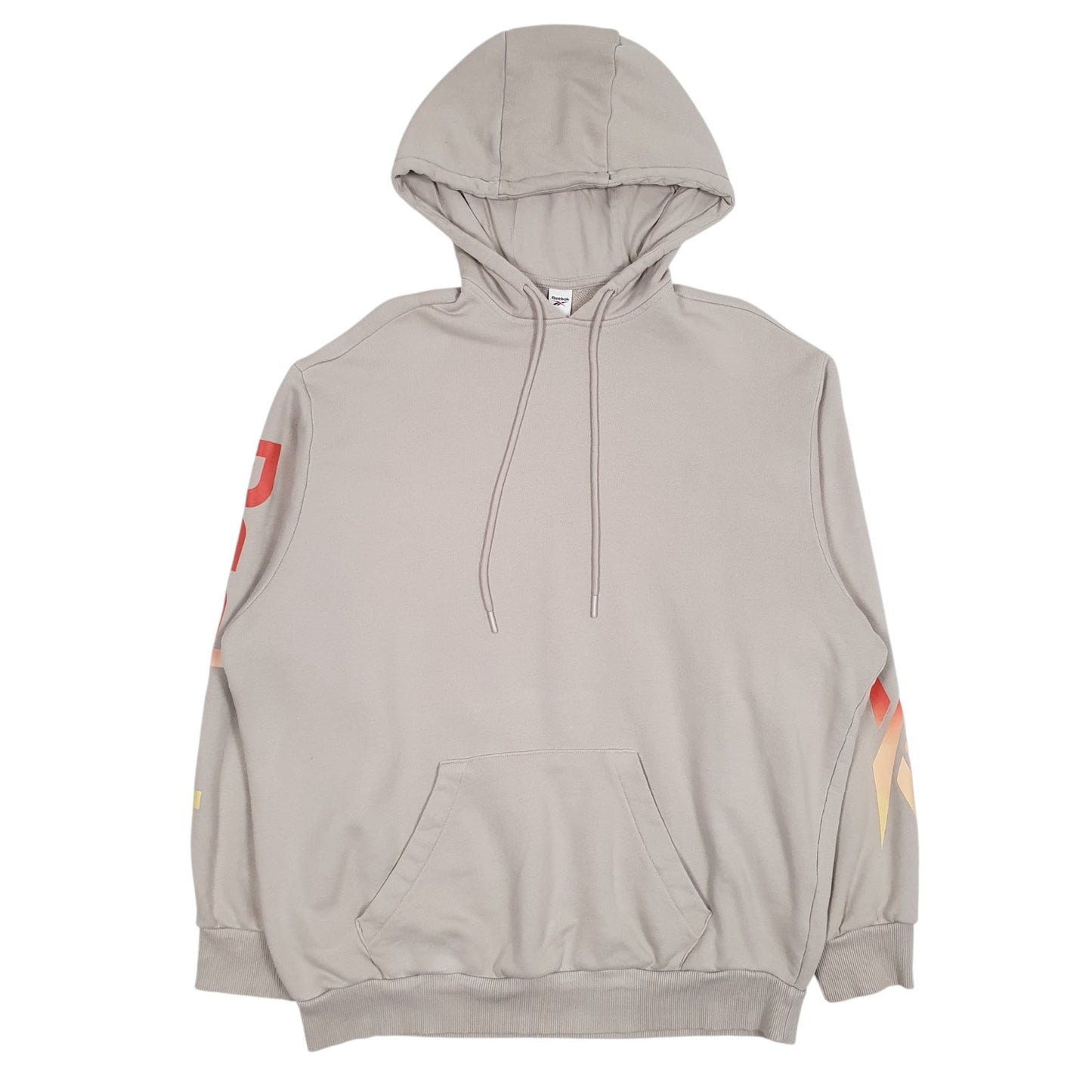 Womens Grey Reebok Oversized Hoodie Jumper