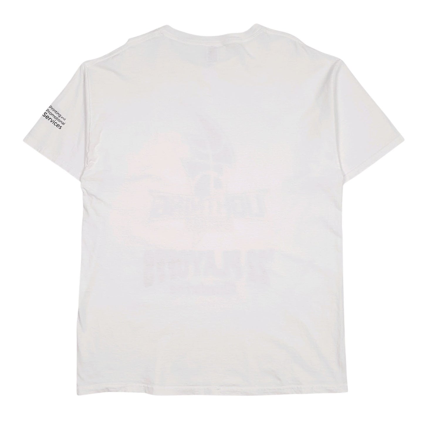Mens White Fruit Of The Loom Lightning London  T Shirt
