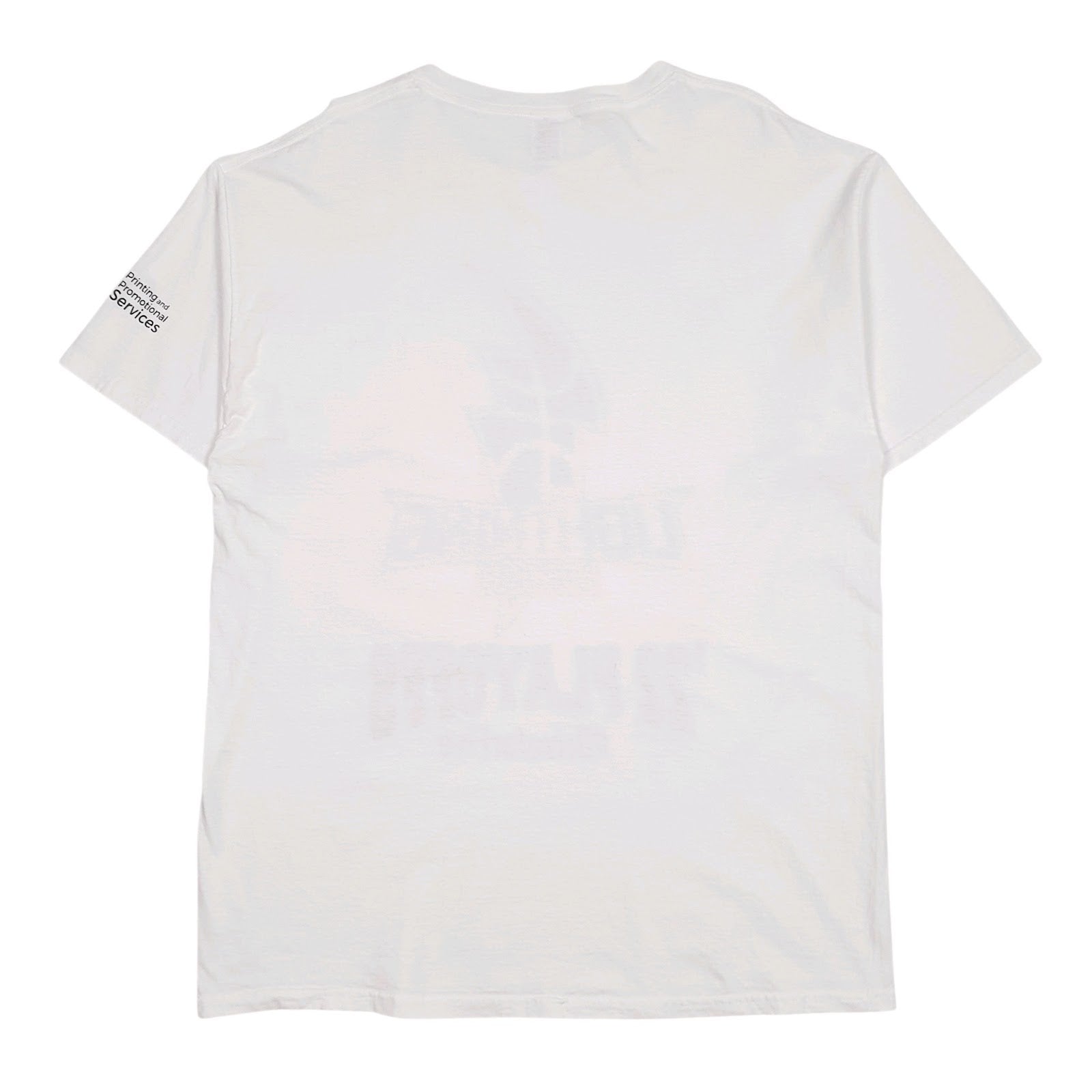 Mens White Fruit Of The Loom Lightning London  T Shirt