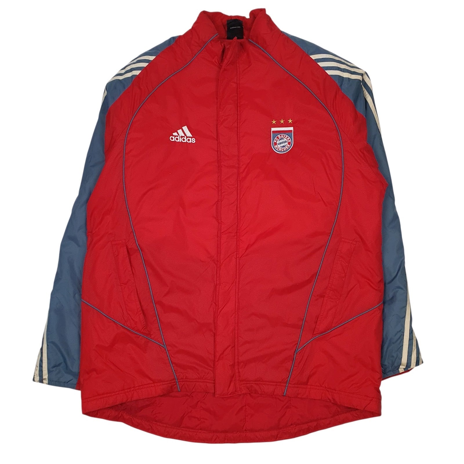 Mens Red Adidas FC Bayern Munchen  Coat