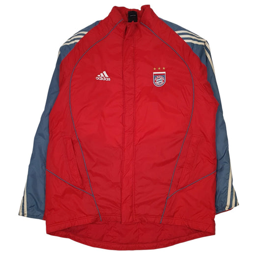 Mens Red Adidas FC Bayern Munchen  Coat