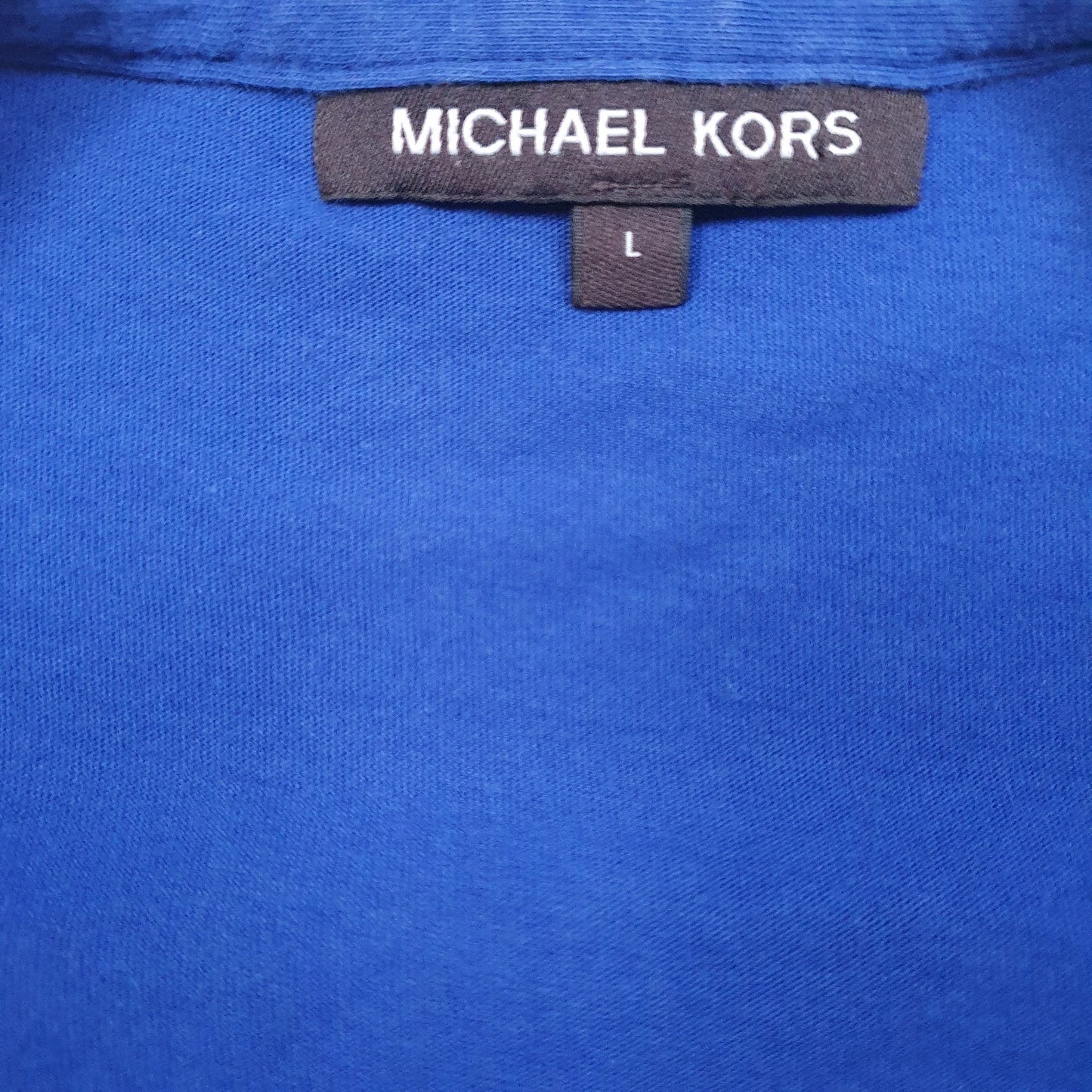 Mens Blue Michael Kors Spellout  T Shirt