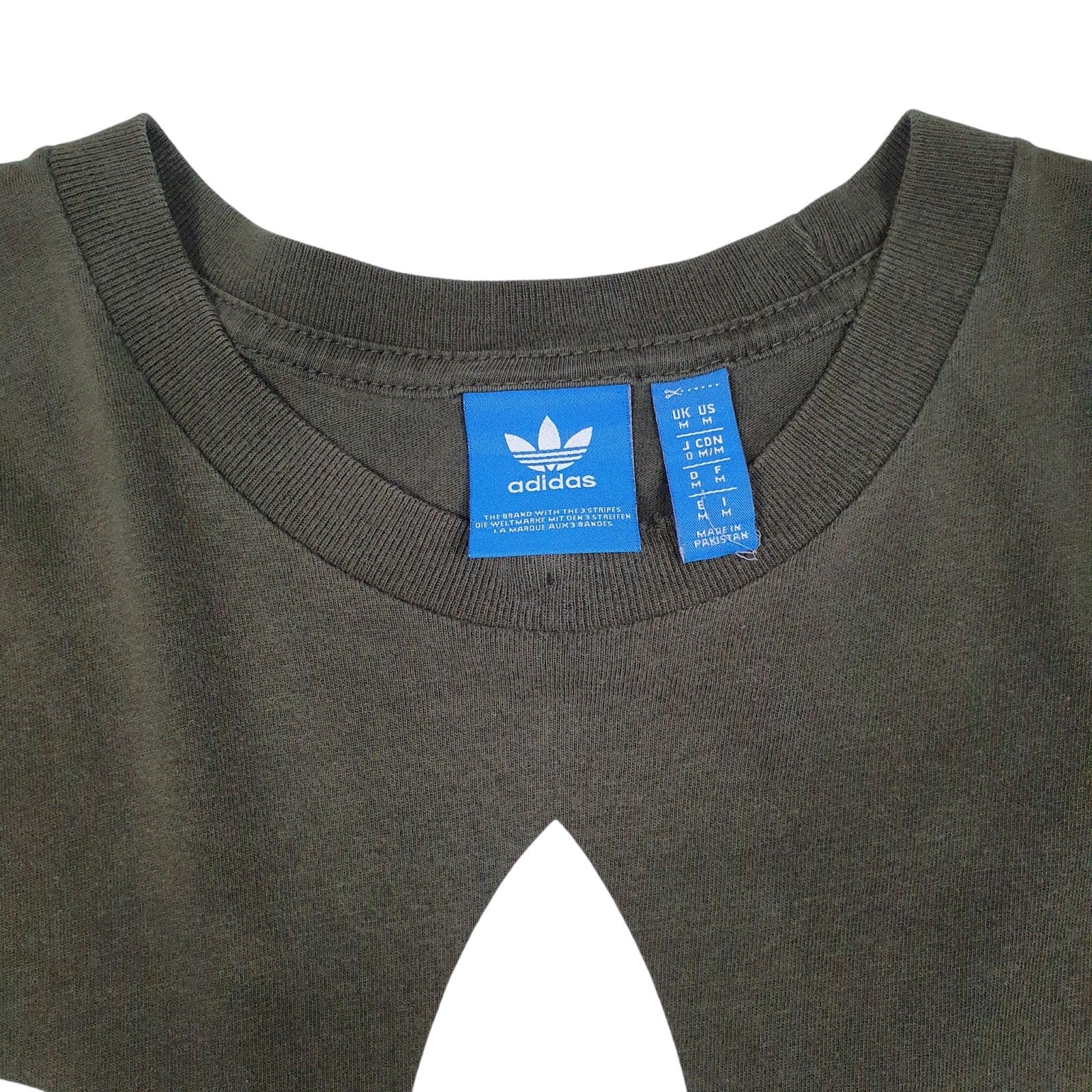 Mens Green Adidas   T Shirt