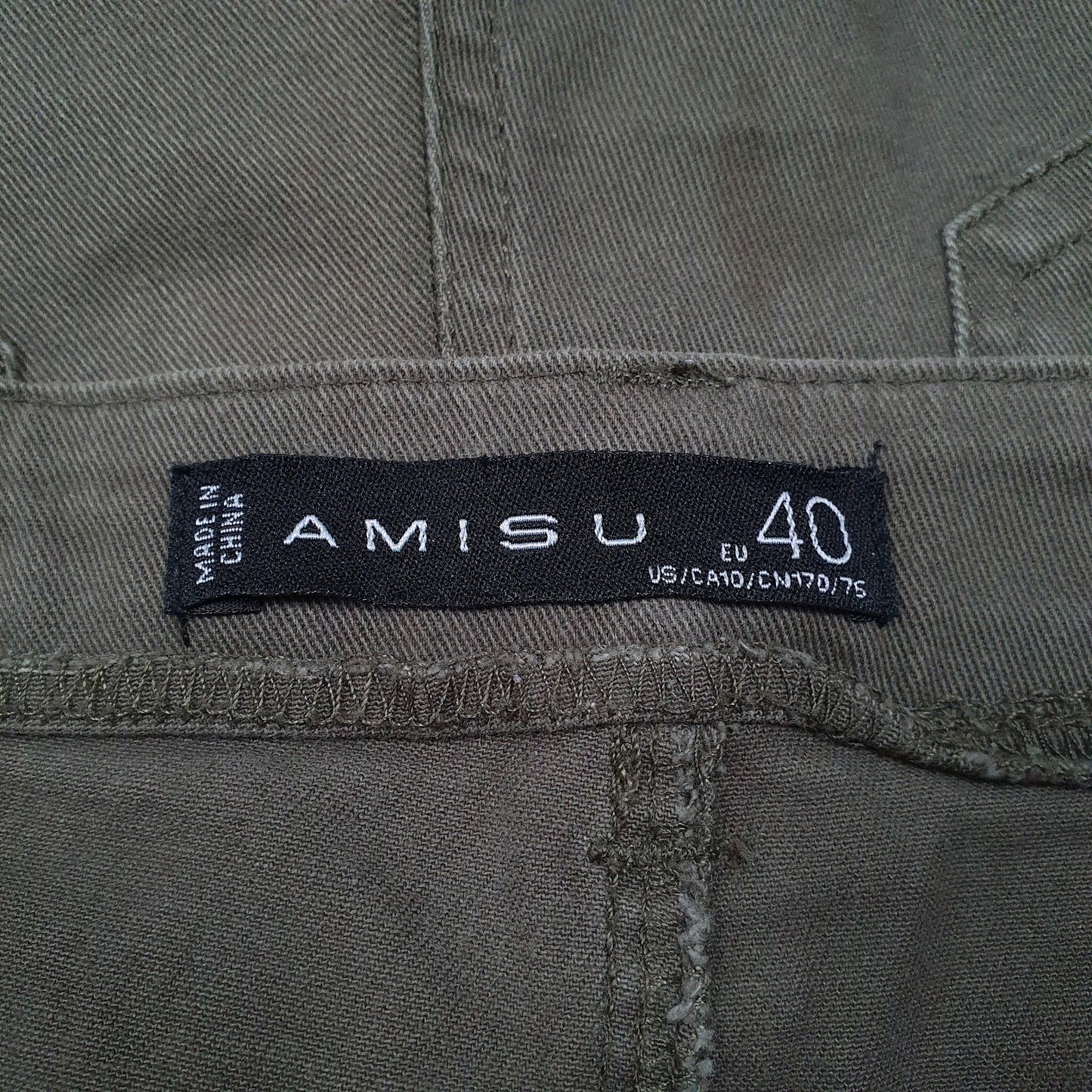 Womens Green Amisu   Shorts
