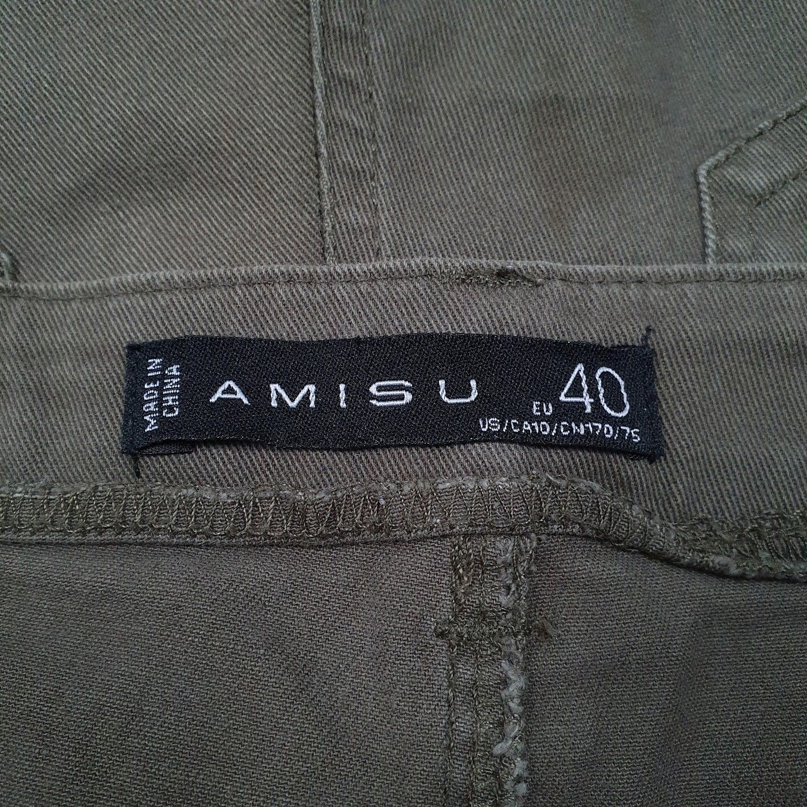 Womens Green Amisu   Shorts