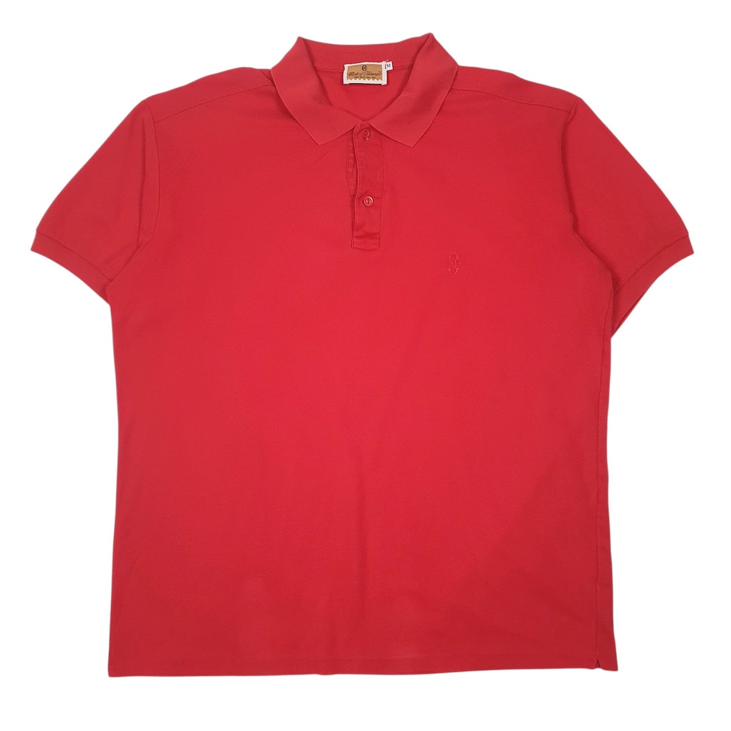 Mens Red Conte Of Florence  Short Sleeve Polo Shirt