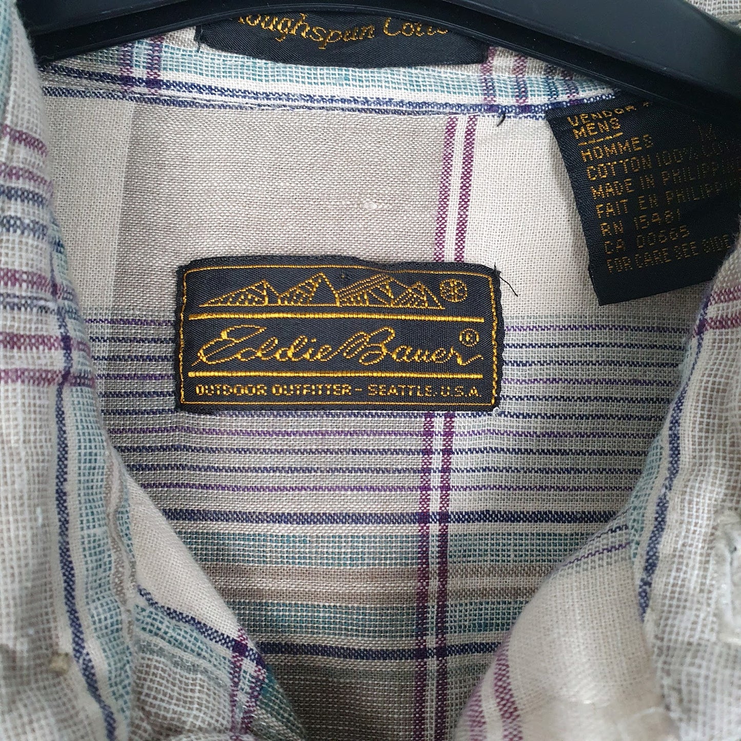 Mens Beige Eddie Bauer   Shirt