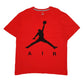 Mens Red Nike Air Jordan  Short Sleeve T Shirt