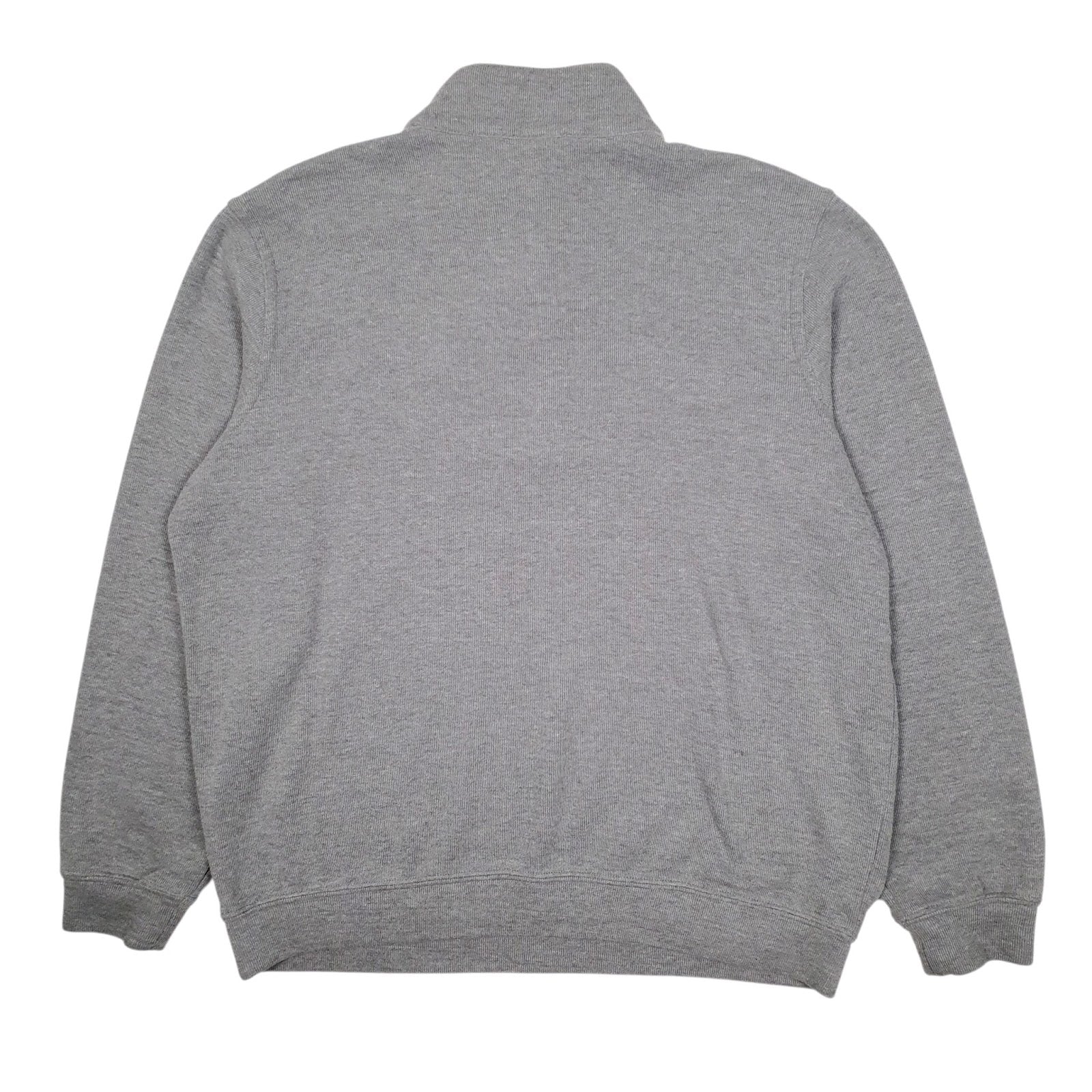 Mens Grey NHL Detroit Red Wings Quarter Zip Jumper