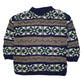 Mens Grey Sisandina Handicrafts Knitwear Crewneck Jumper