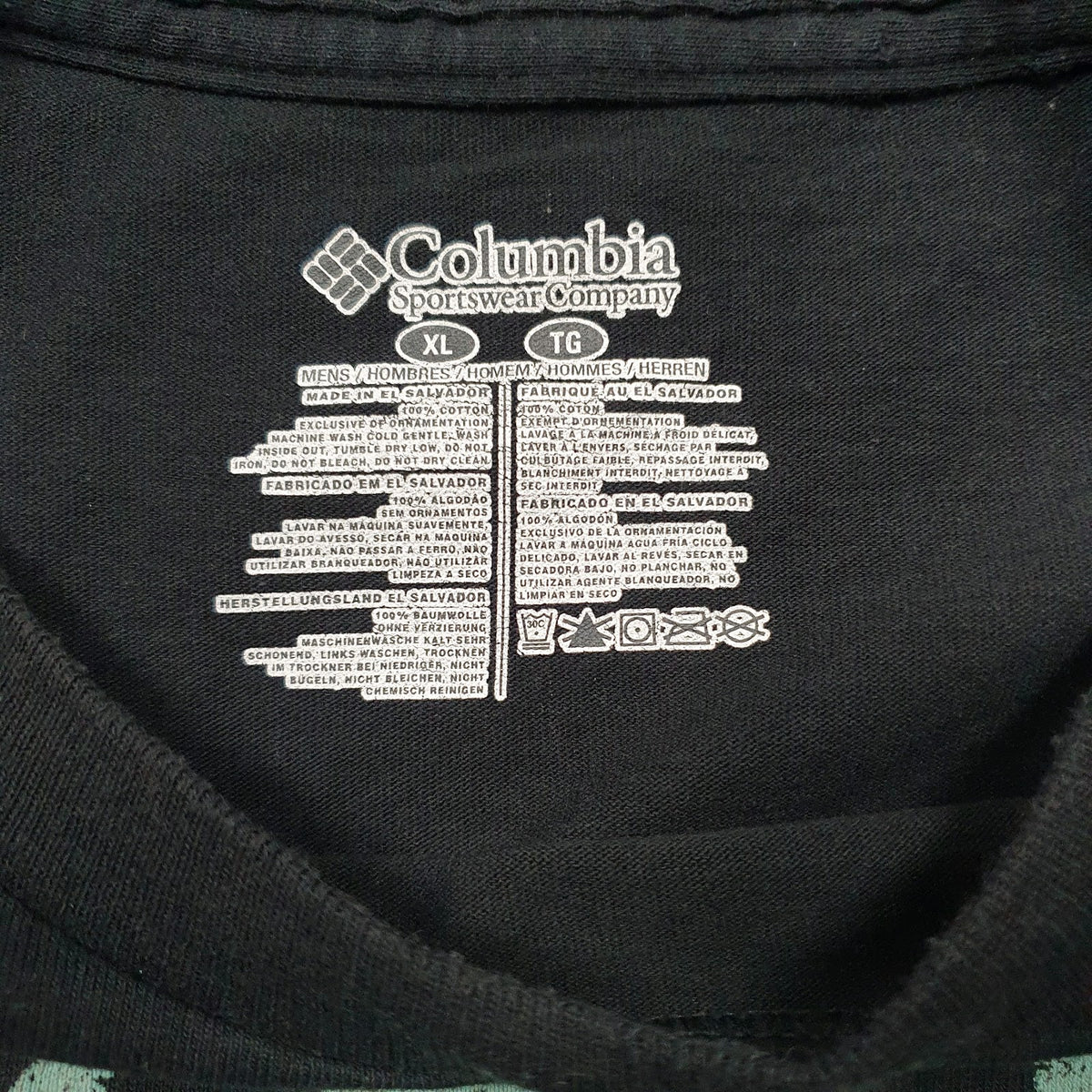 Mens Black Columbia Sportswear Company   T Shirt