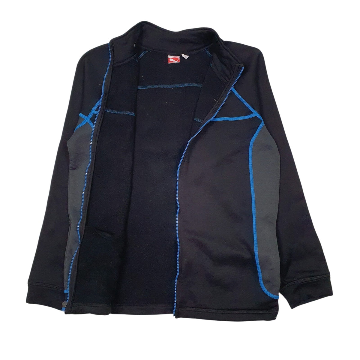 Mens Black Puma  Full Zip Jumper
