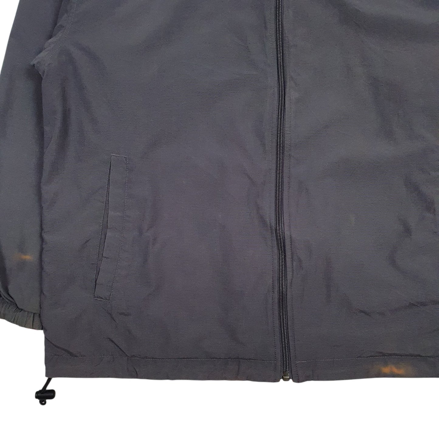 Mens Grey Adidas Vintage 90s Reversable Full Zip Coat