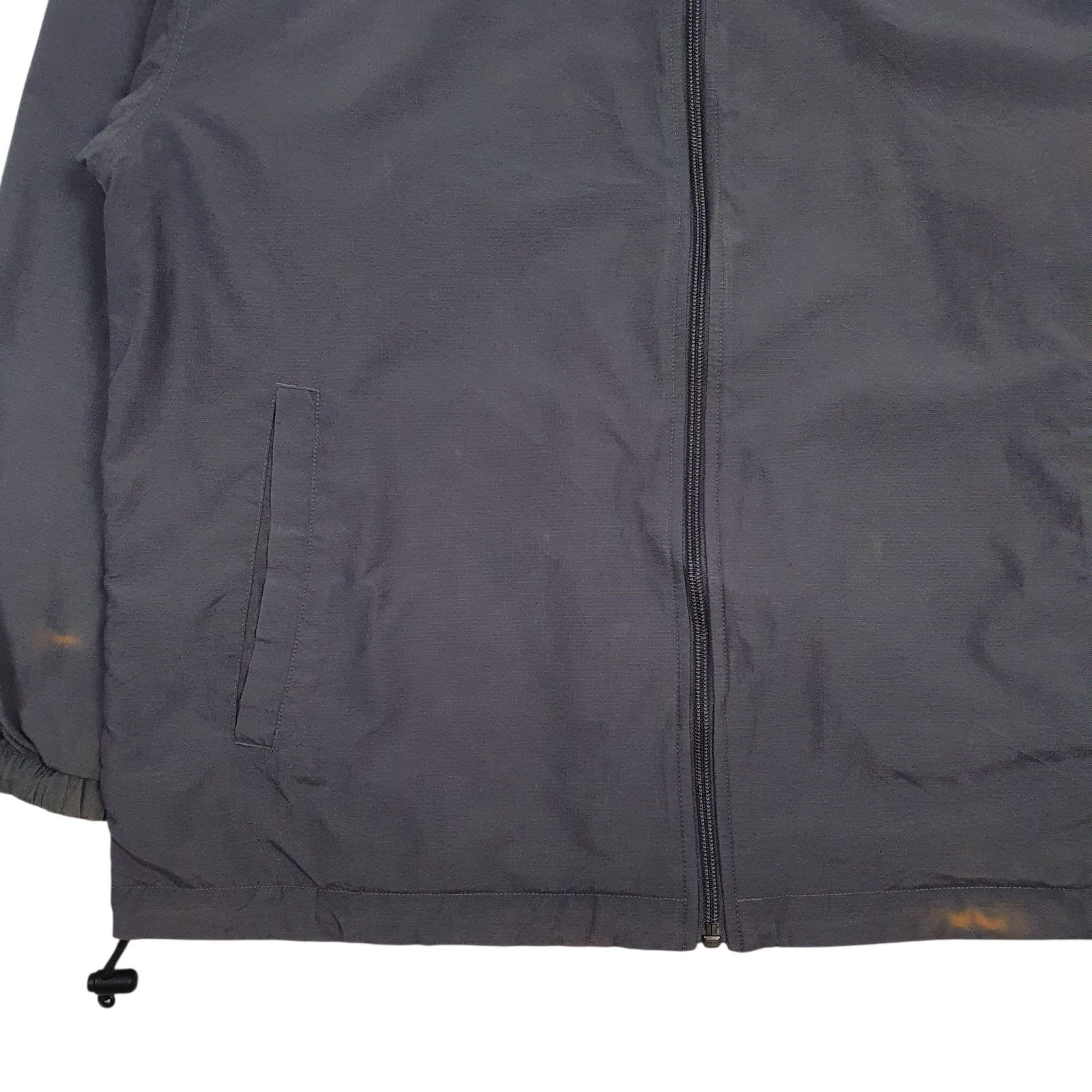Mens Grey Adidas Vintage 90s Reversable Full Zip Coat