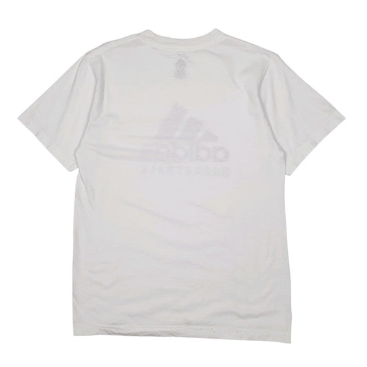 Mens White Adidas Basketball  T Shirt