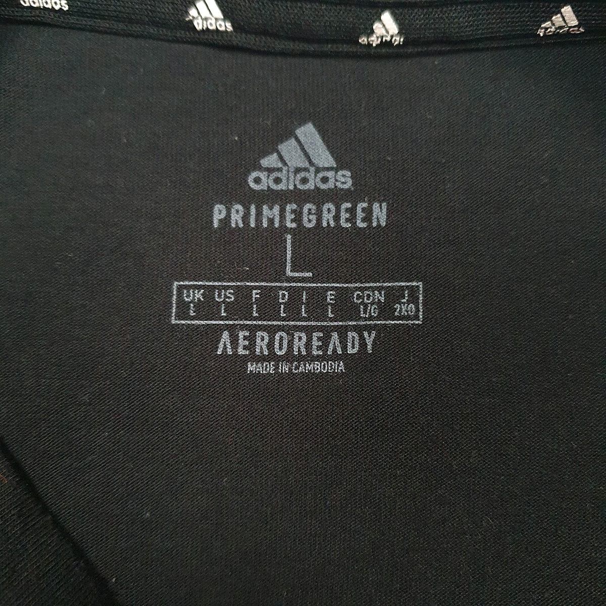 Mens Black Adidas AeroReady  T Shirt