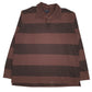 Mens Brown Cherokee Rugby Long Sleeve Polo Shirt