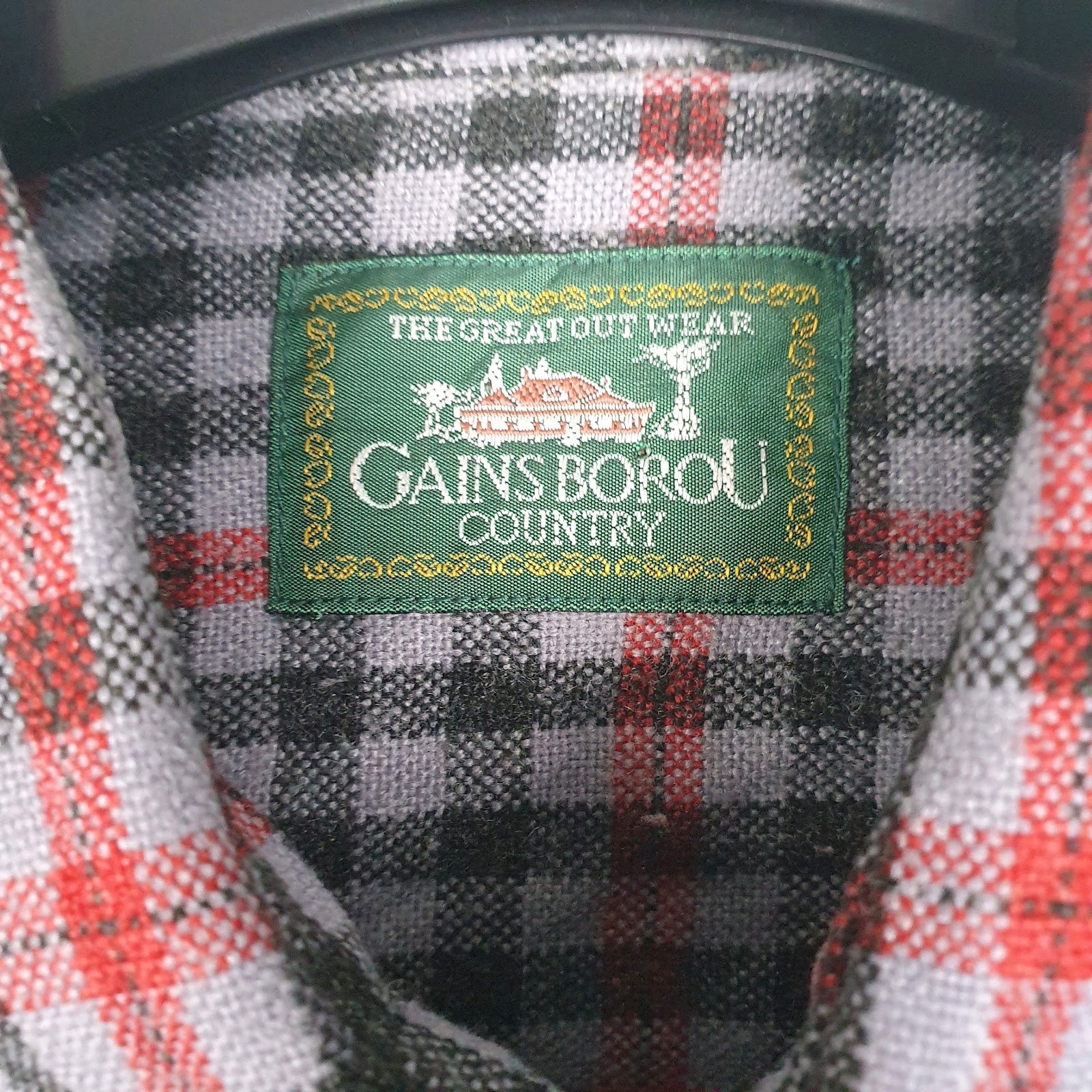 Mens Grey Gains Borou Country   Shirt