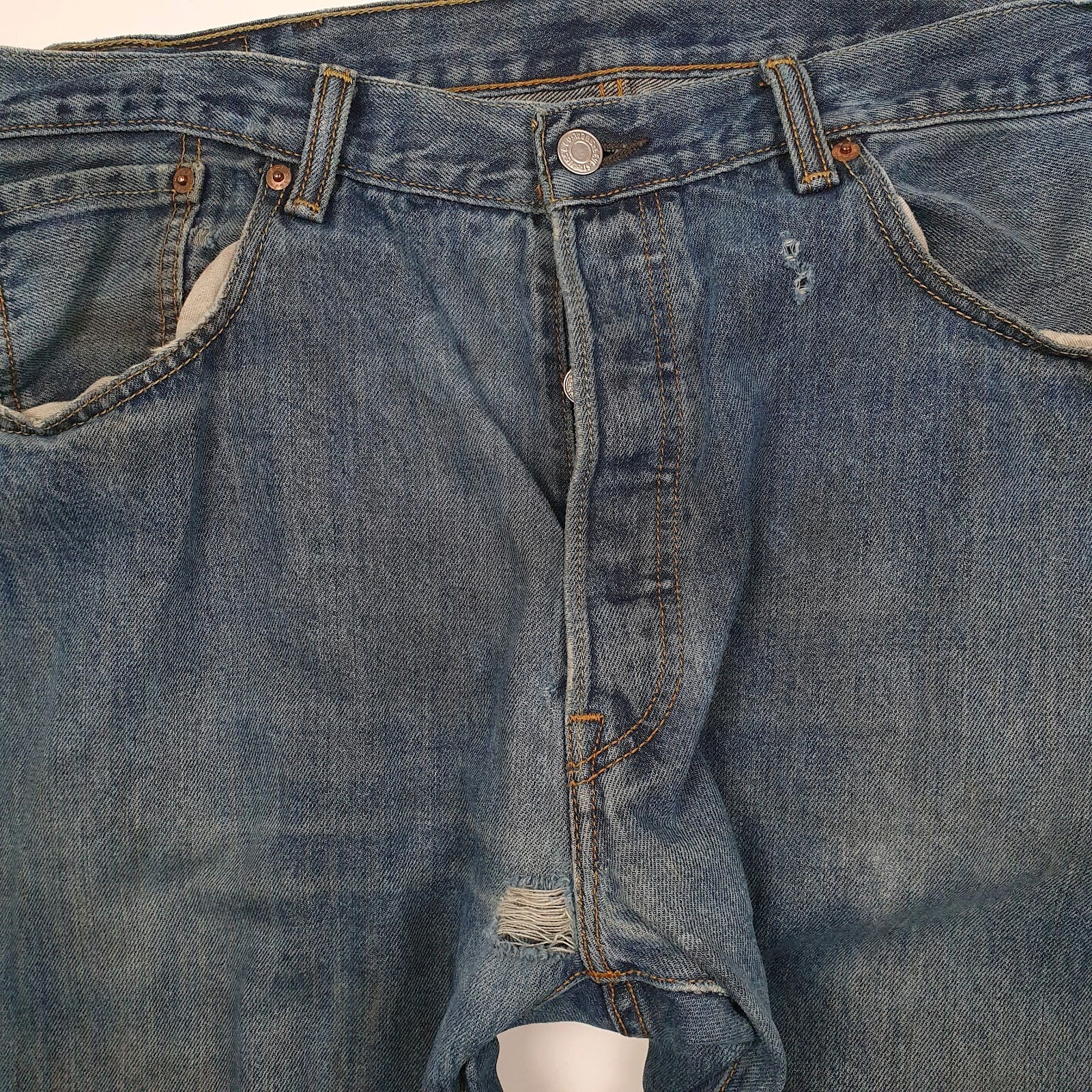 Mens Blue Levis   Jeans