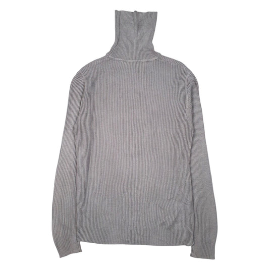 Womens Grey Unbranded  Turtle Neck Jumper