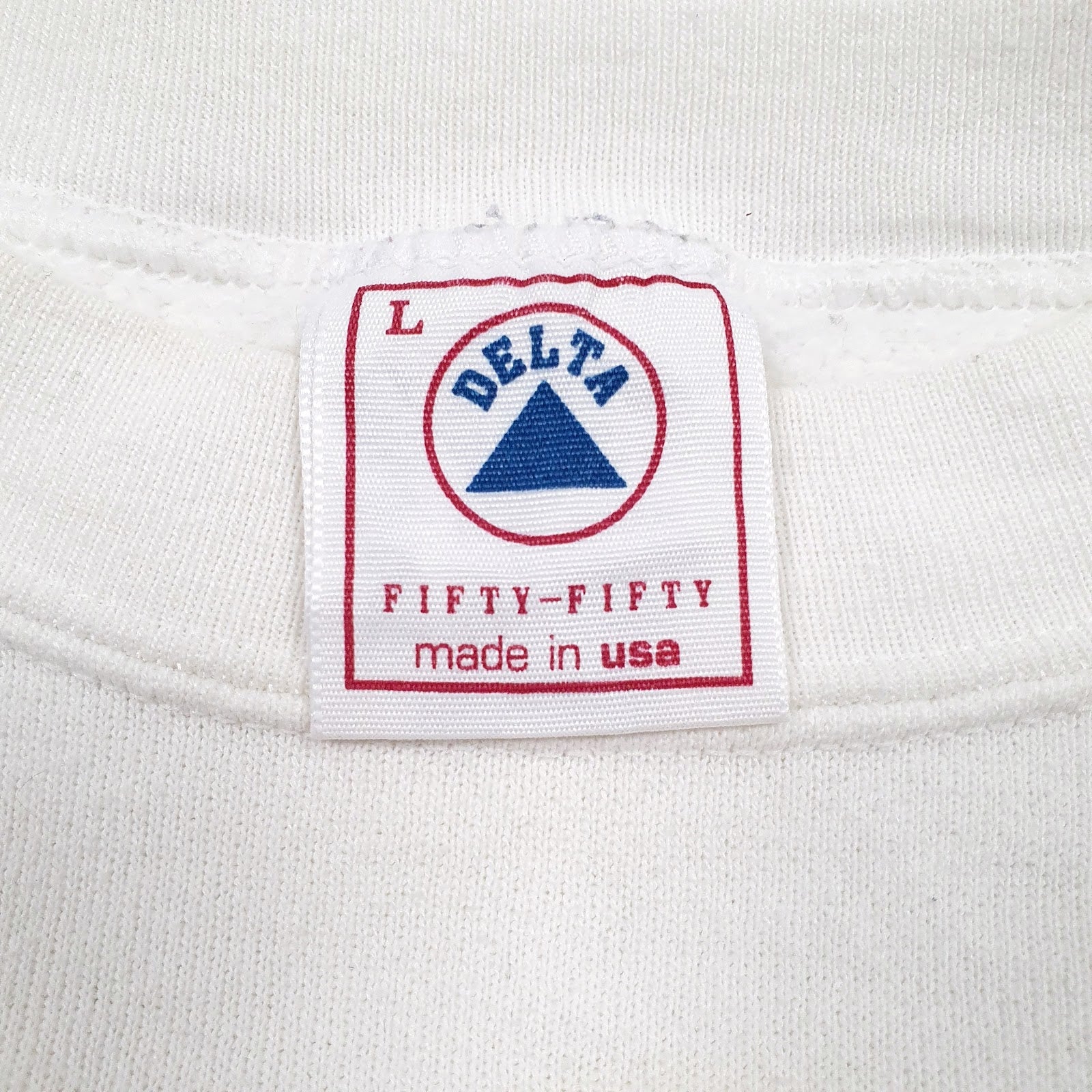 Mens White Delta Vintage 90s Made In USA NFL Superbowl Green Bay Packers Crewneck Jumper