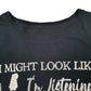 Mens Black Unbranded Guitar  T Shirt