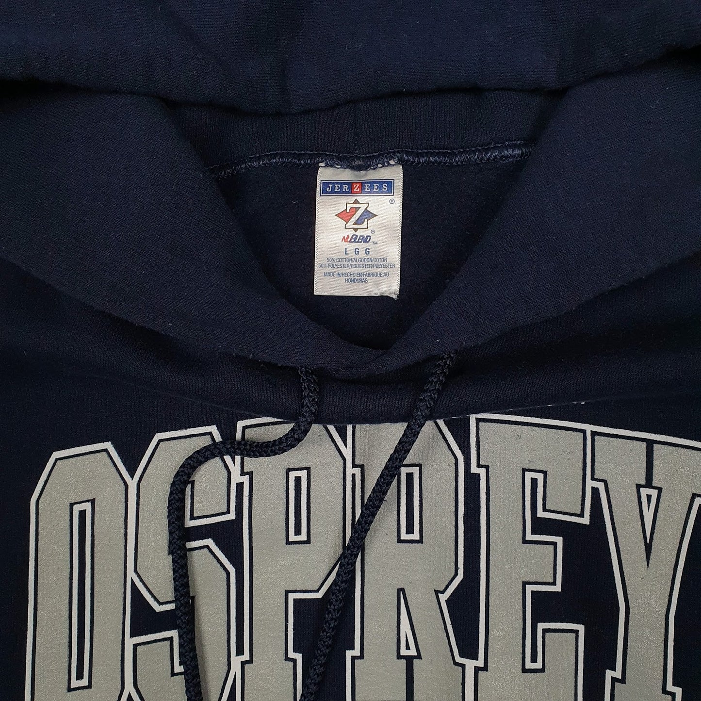 Mens Navy Jerzees North Florida Ospreys Hoodie Jumper