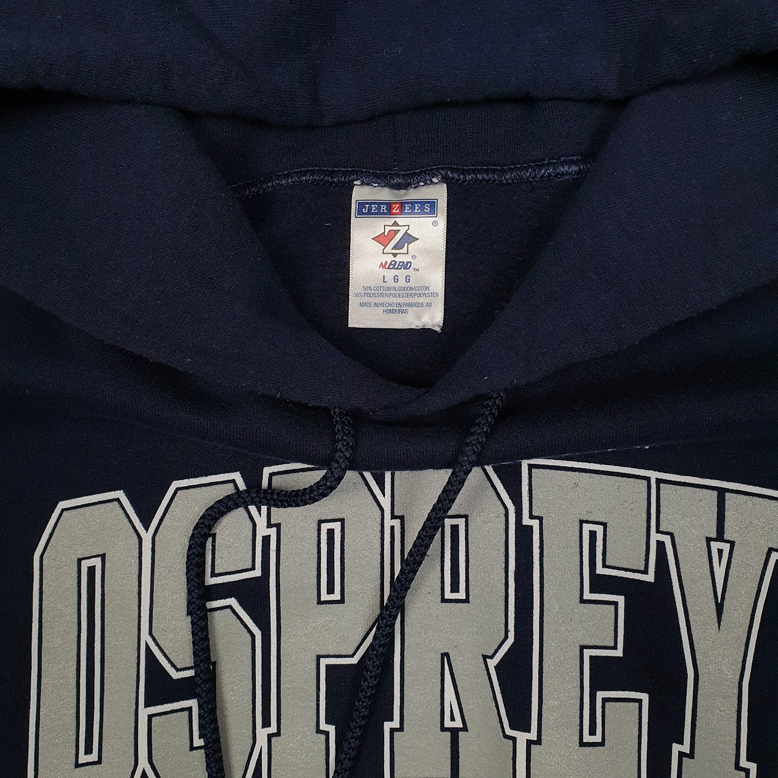 Mens Navy Jerzees North Florida Ospreys Hoodie Jumper
