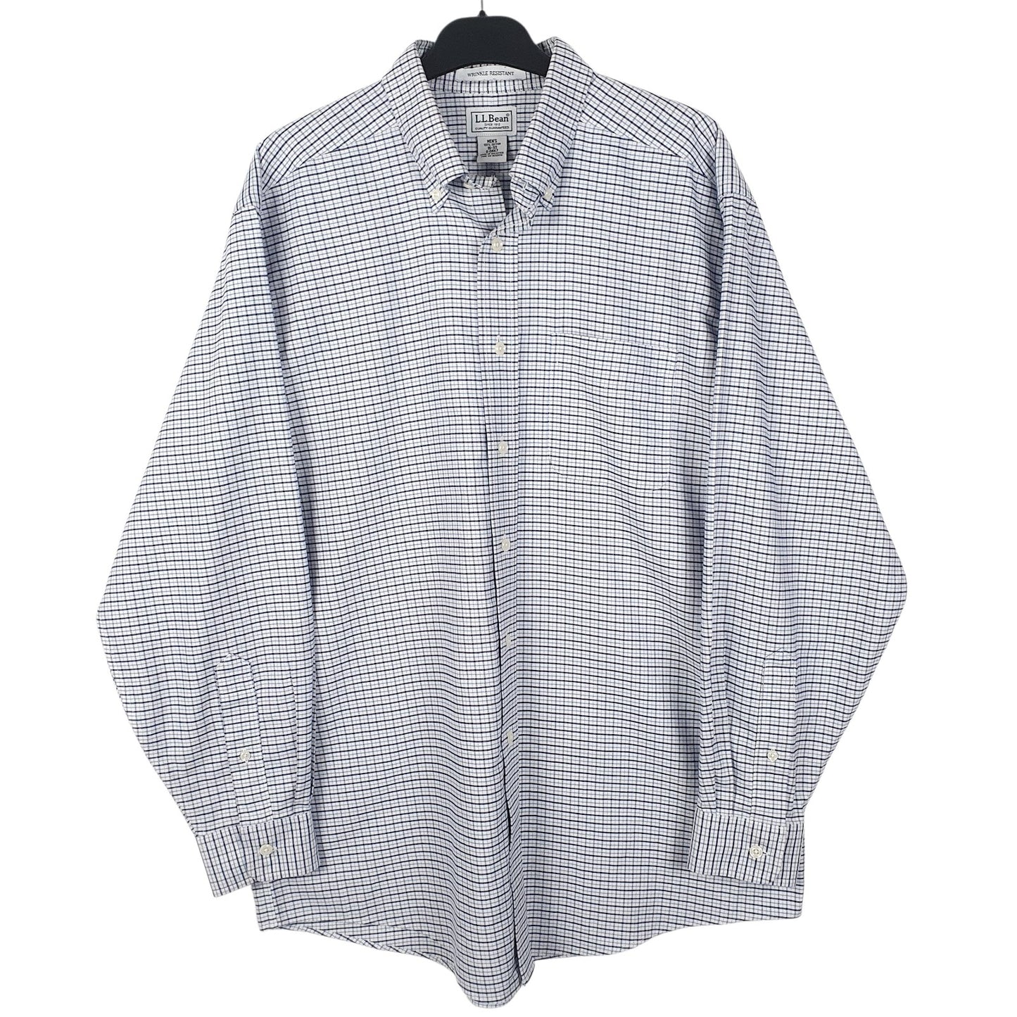 Mens Blue L.L.Bean  Long Sleeve Shirt