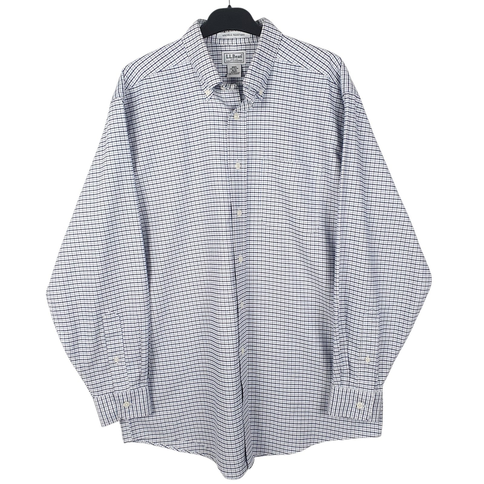 Mens Blue L.L.Bean  Long Sleeve Shirt