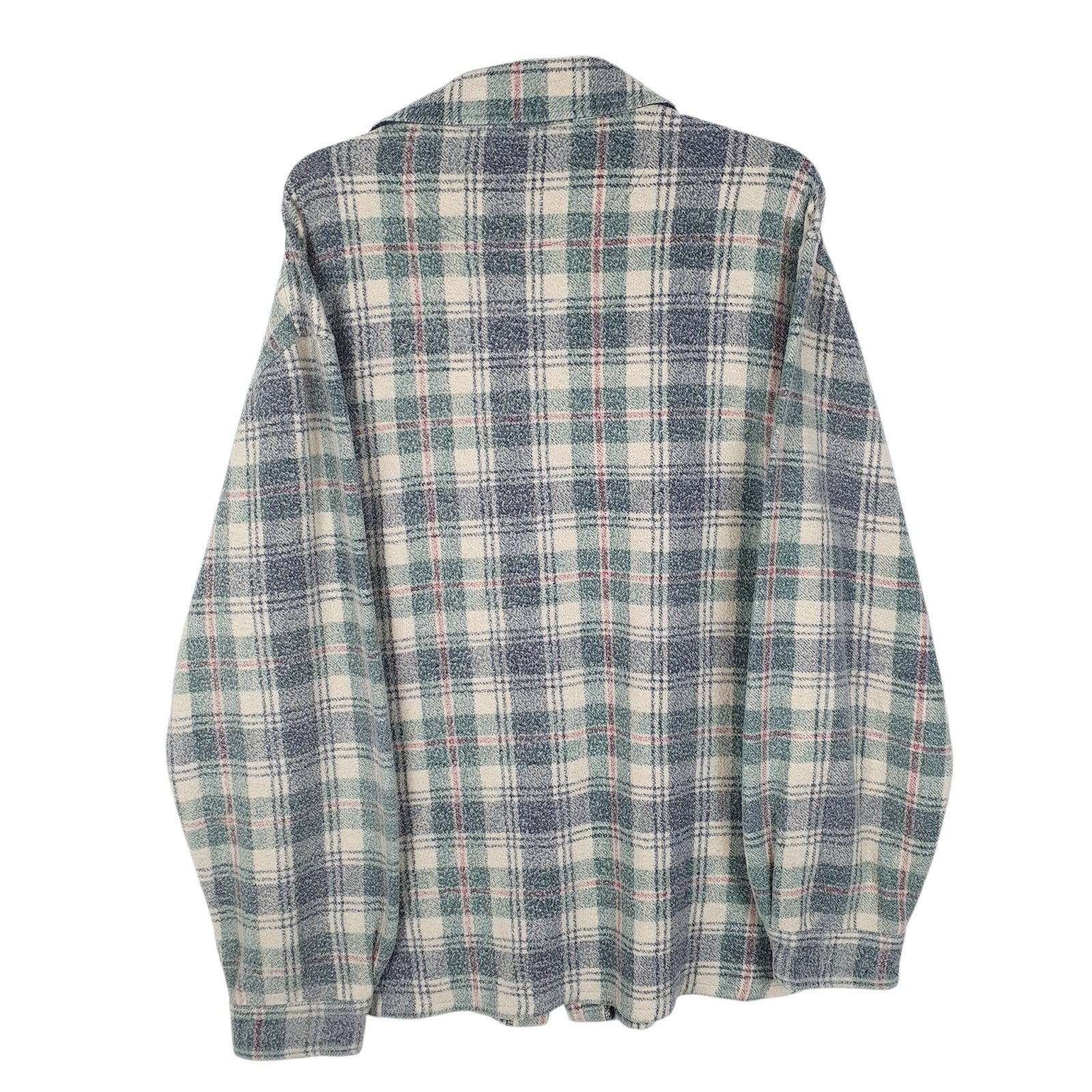 Mens Green L.L.Bean Flannel Vintage 90s  Shirt