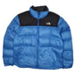 Mens Blue The North Face Nuptse  Coat