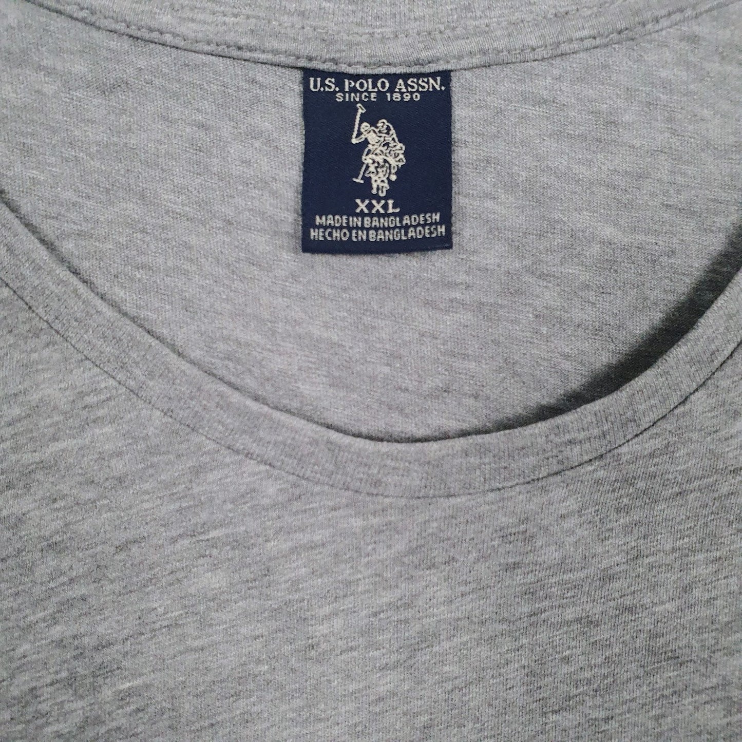 Mens Grey US Polo Assn   T Shirt