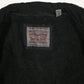 Mens Black Levis Military Bomber Sherpa Lined  Coat