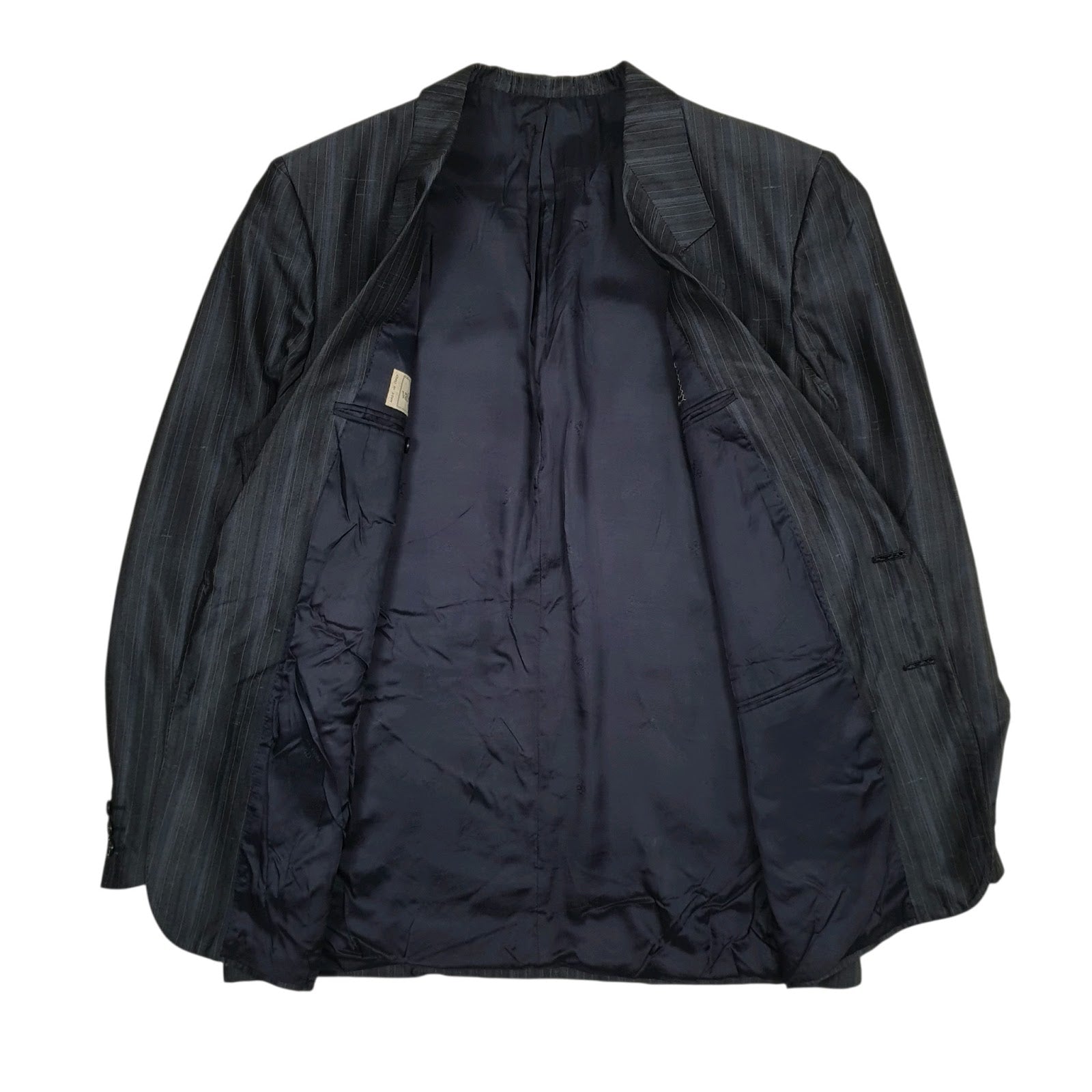 Mens Navy Valentino Made In Italy  Coat