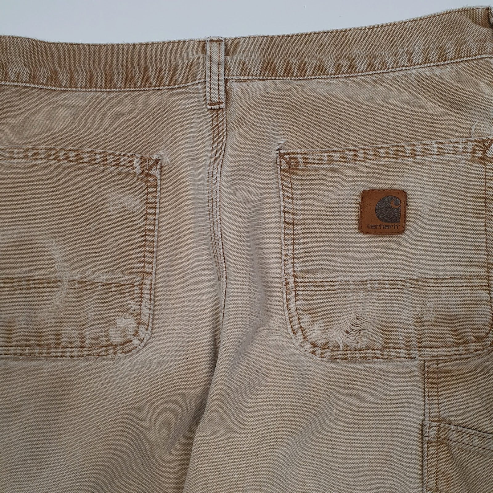 Mens Beige Carhartt B11 BRN  Trousers