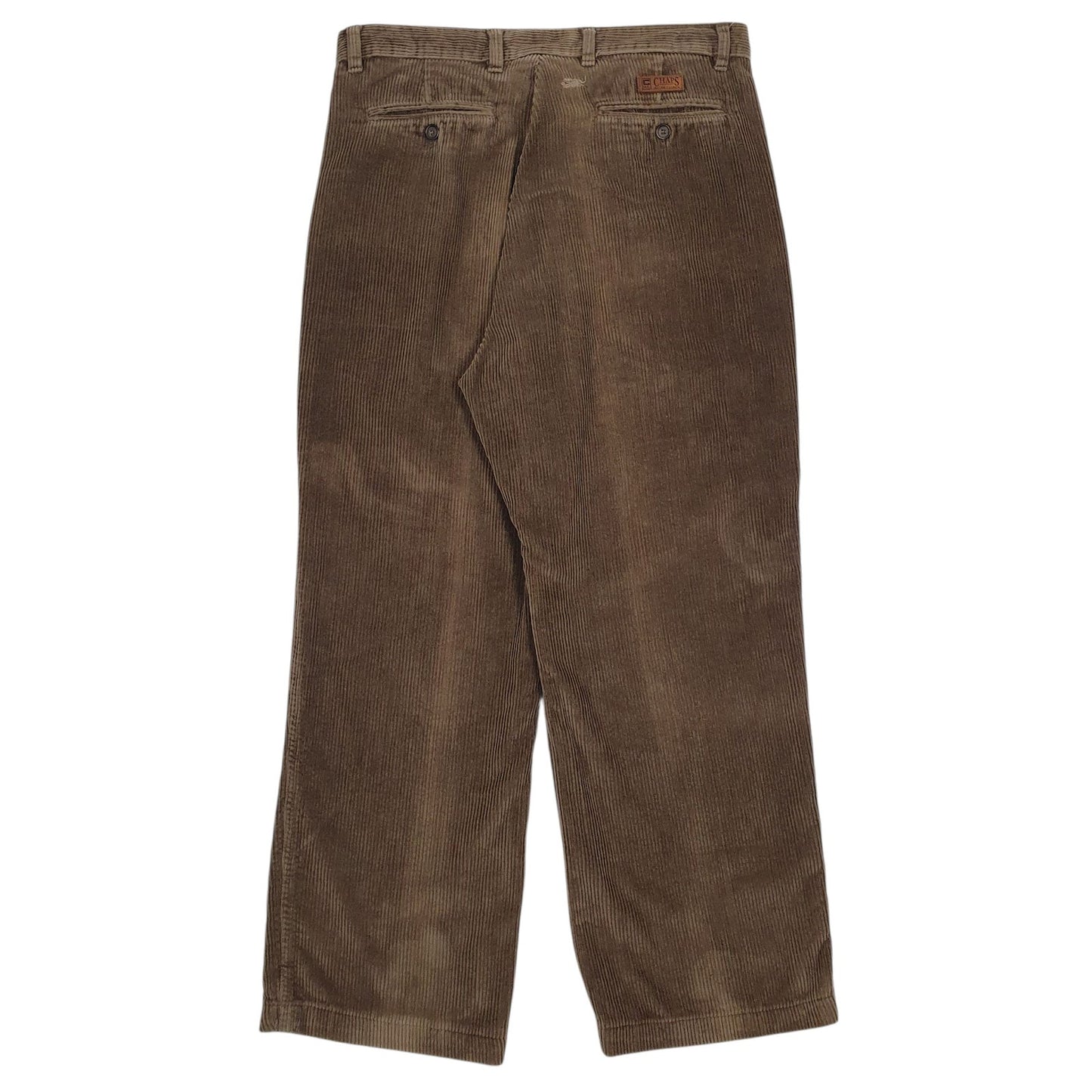 Mens Brown Ralph Lauren Pleated  Trousers