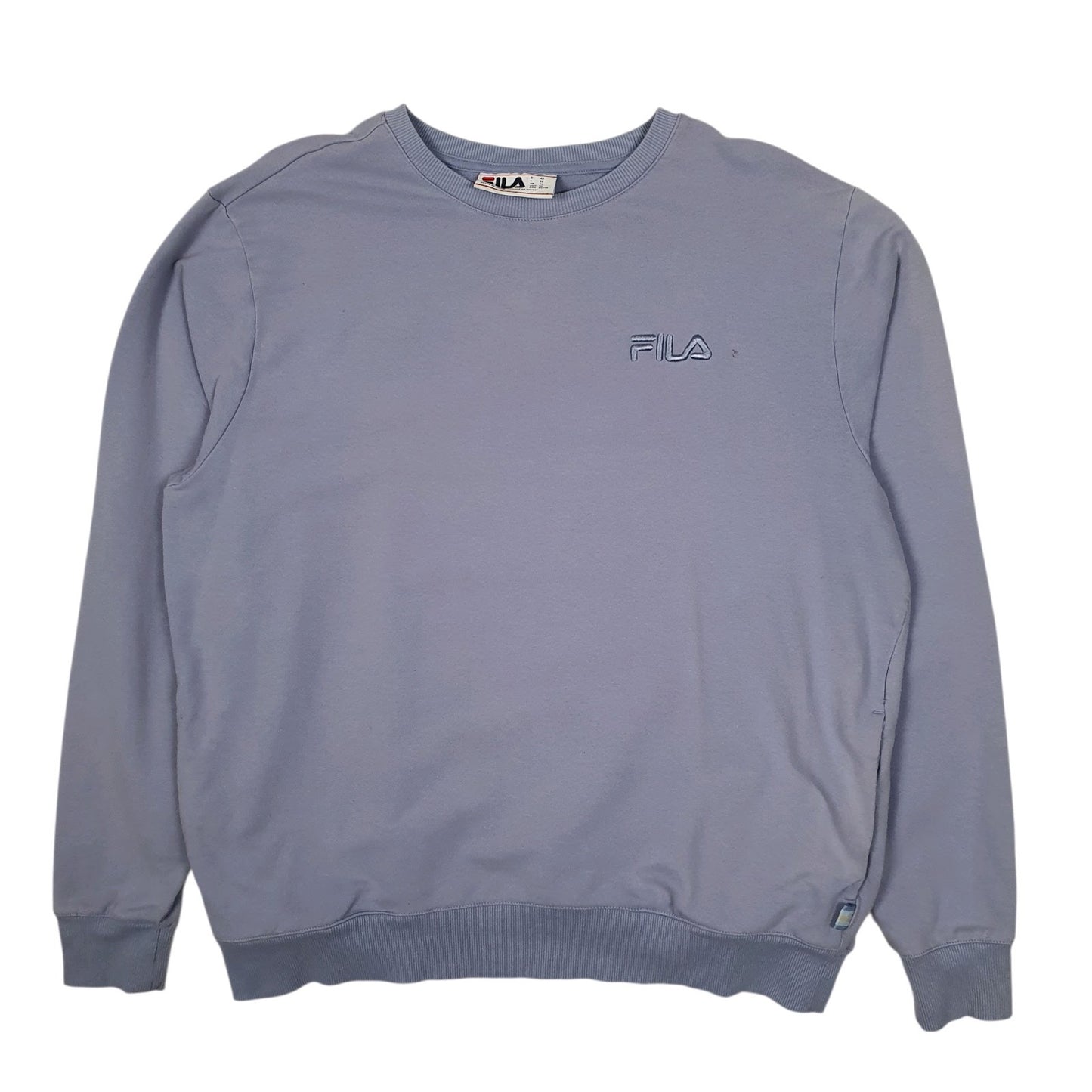 Womens Purple Fila  Crewneck Jumper