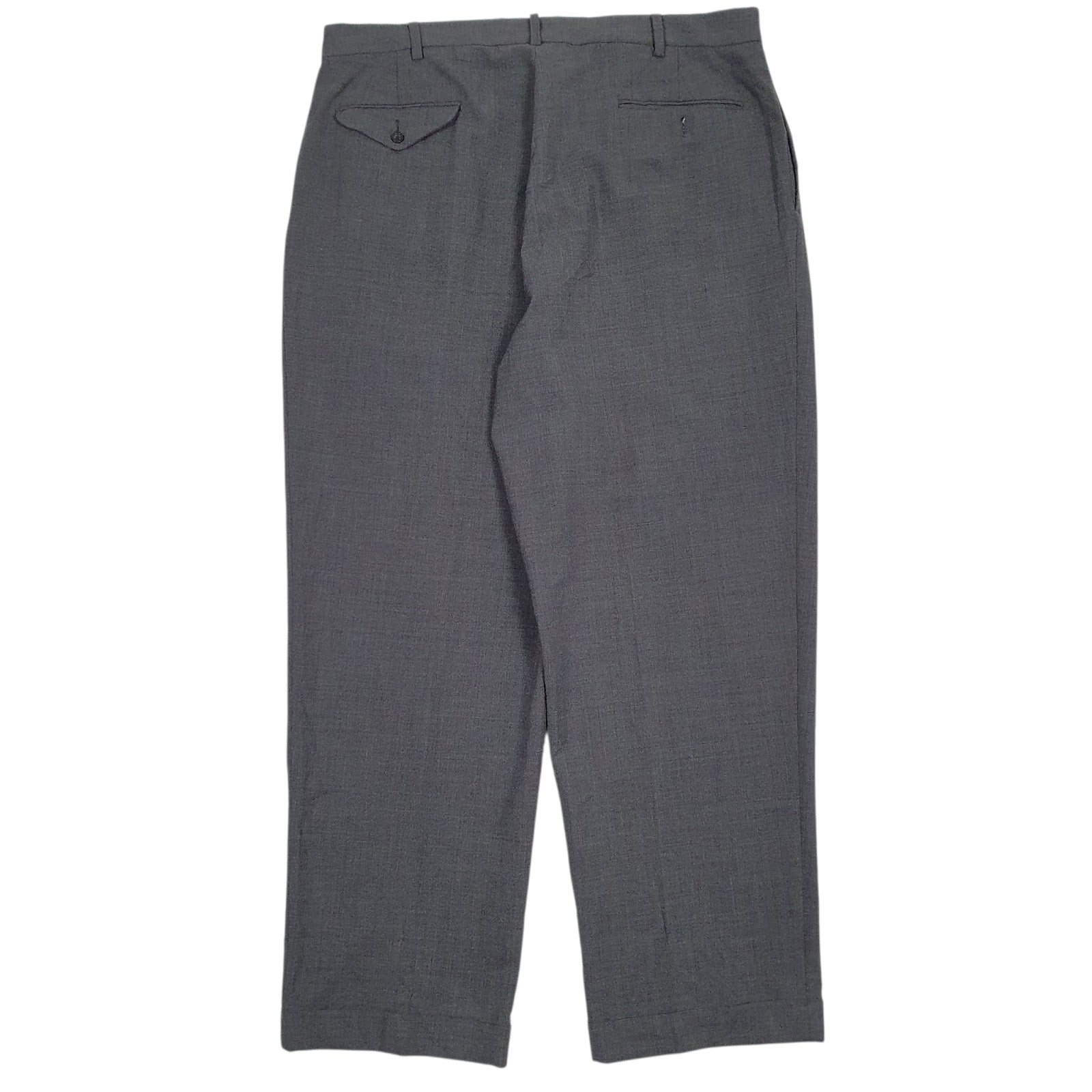 Mens Grey Polo Ralph Lauren Pleated  Trousers