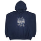 Mens Navy Gildan NFL Hoodie Jumper