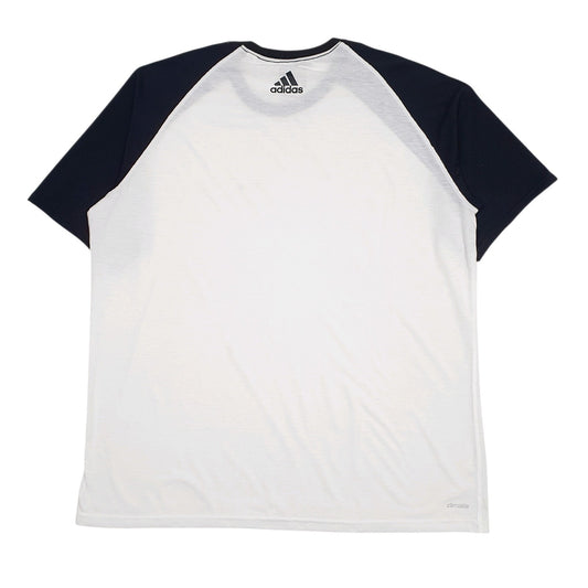 Womens White Adidas Climalite  T Shirt