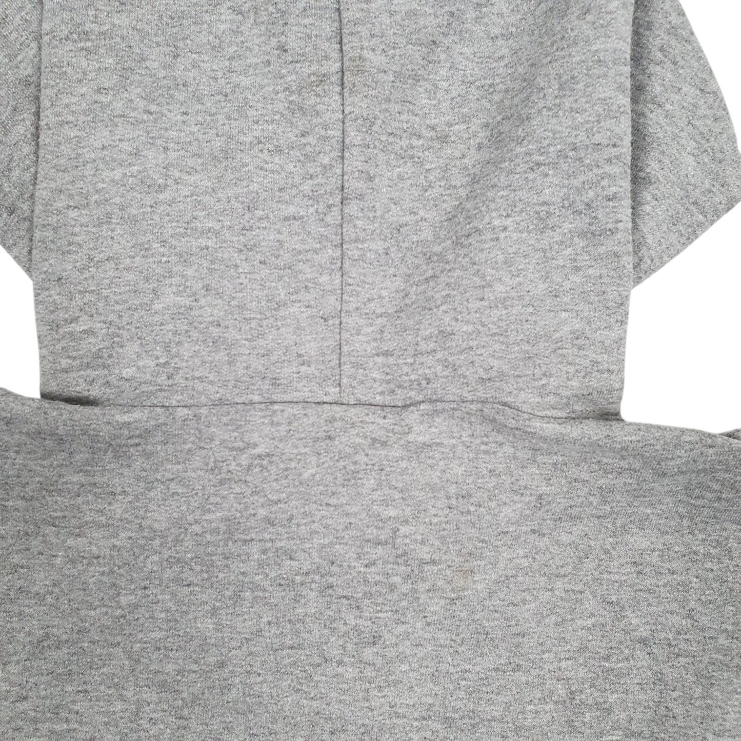 Mens Grey Champion Hooded Quarter Zip Jumper
