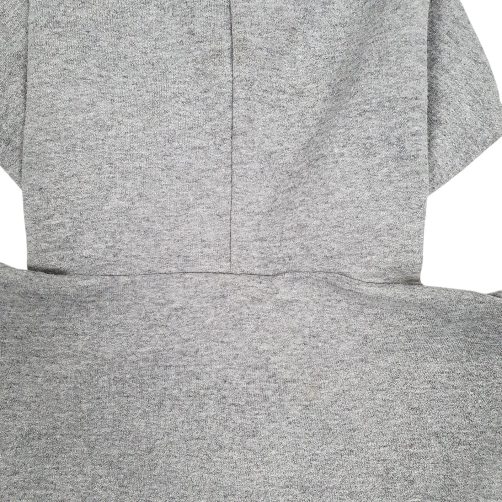 Mens Grey Champion Hooded Quarter Zip Jumper