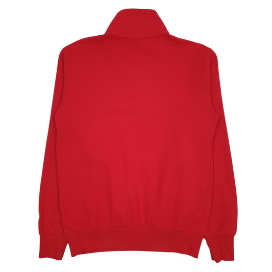 Mens Red Champion Keene State College Quarter Zip Jumper
